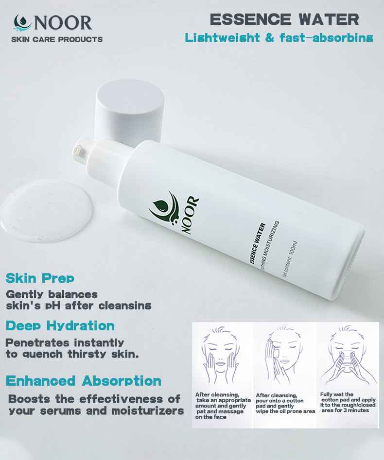 Noor Skincare Essence Water + Lotion Set: Illuminate Your Skin, Start a Journey of Hydrated Beauty