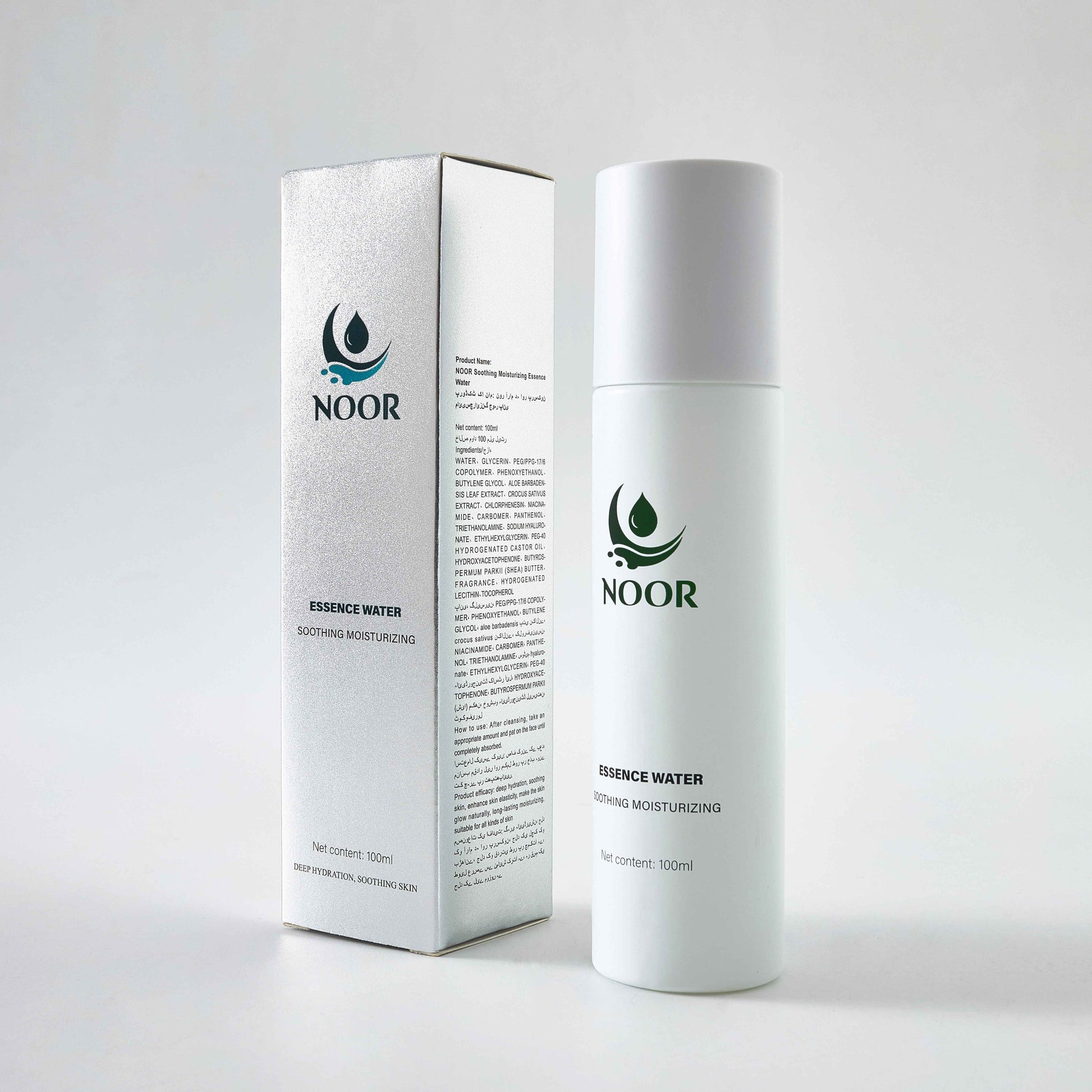 NOOR Soothing Moisturizing Essence Water: Pure Plant Extracts for Calm, Hydrated Skin