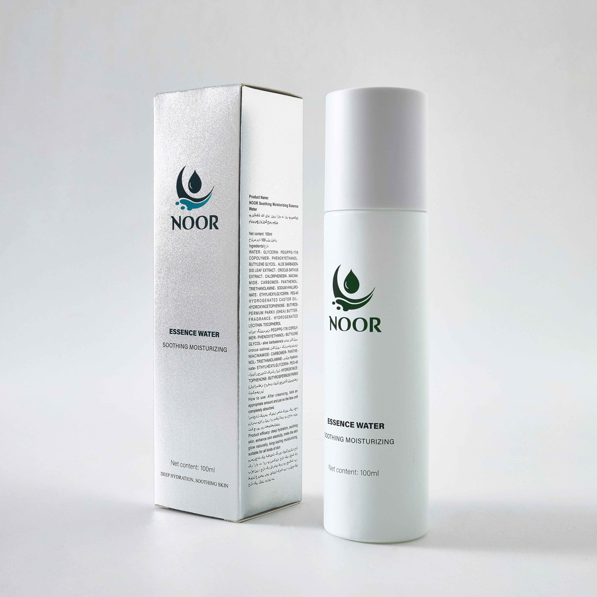 NOOR Soothing Moisturizing Essence Water: Pure Plant Extracts for Calm, Hydrated Skin