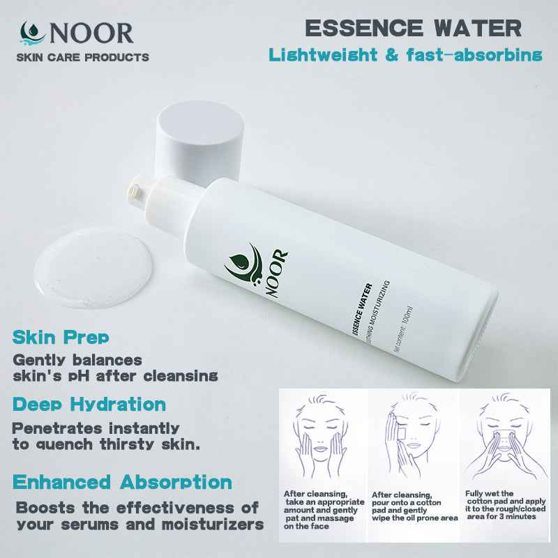 Noor Skincare Essence Water + Lotion Set: Illuminate Your Skin, Start a Journey of Hydrated Beauty