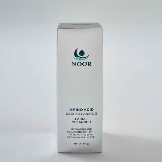 NOOR Amino Acid Deep Cleansing Facial Cleanser - Hydrating & Gentle Cleanse for Fresh Skin