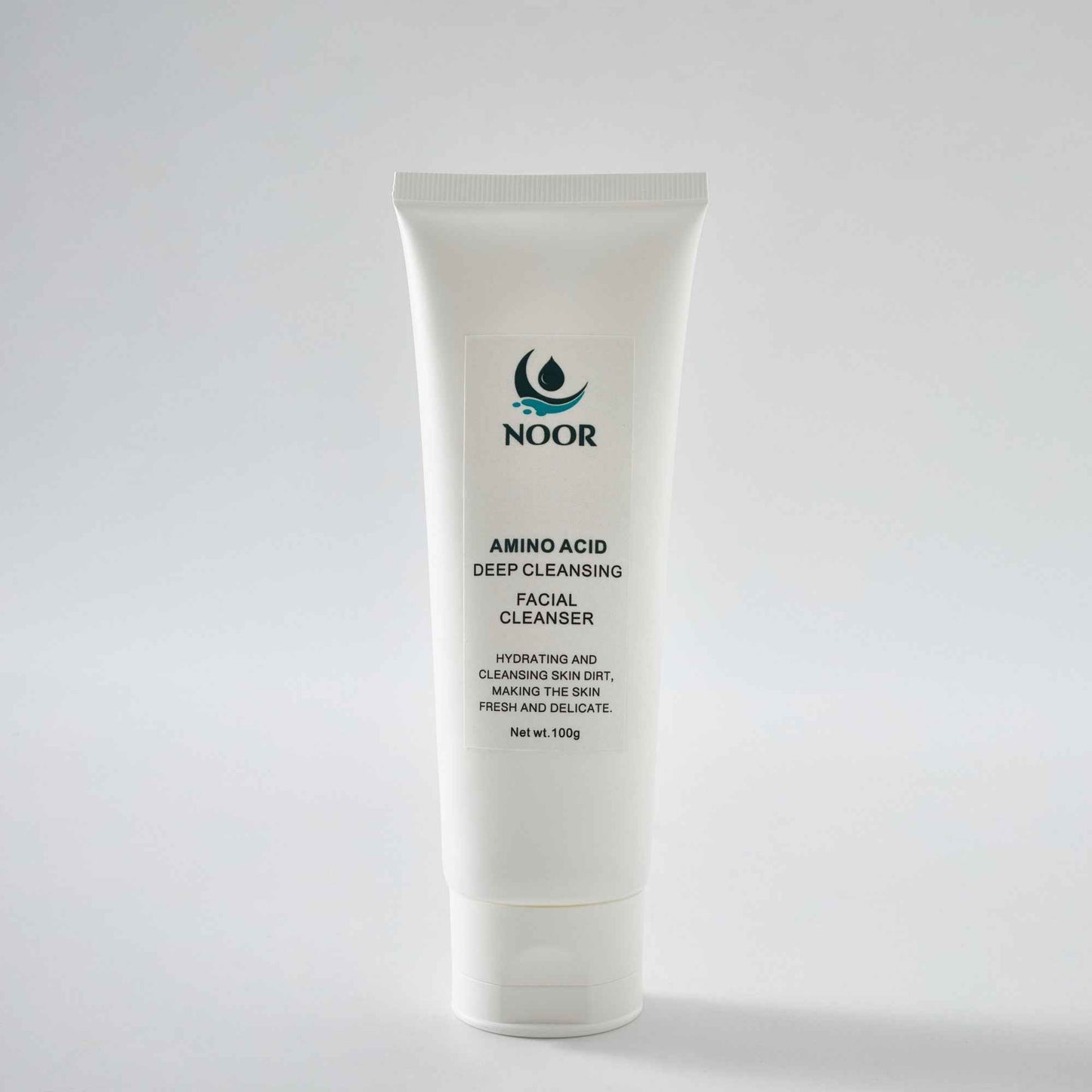 NOOR Amino Acid Deep Cleansing Facial Cleanser - Hydrating & Gentle Cleanse for Fresh Skin