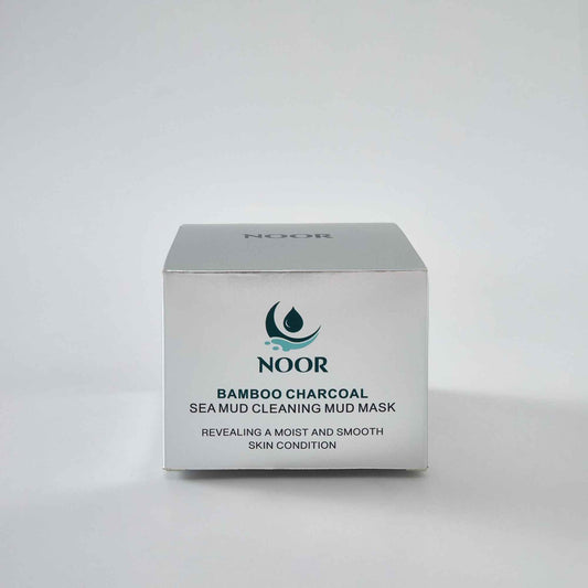 NOOR Bamboo Charcoal Sea Mud Cleaning Mud Mask - Deep Pore Cleansing & Smooth Skin Solution