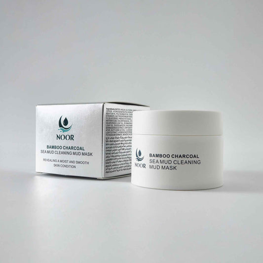 NOOR Bamboo Charcoal Sea Mud Cleaning Mud Mask - Deep Pore Cleansing & Smooth Skin Solution